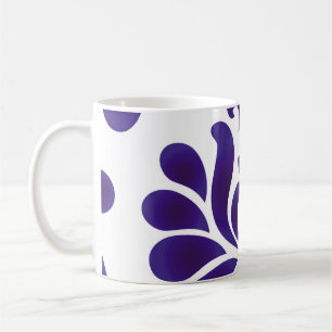 抽象芸術花飾オーナメント背景ダム コーヒーマグカップ