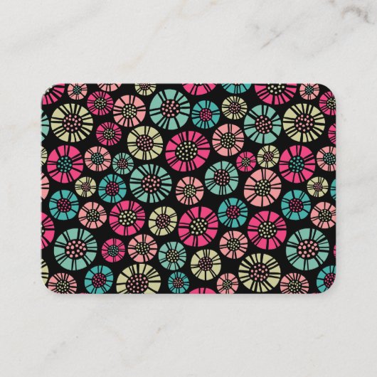 抽象芸術花031023 名刺 (正面)