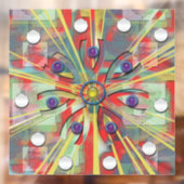 抽象芸術花 ウィンドウサイン (シート2)