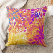 抽象芸術花 クッション (ブランケット)