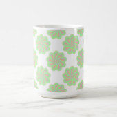 抽象芸術花。 コーヒーマグカップ (中央)