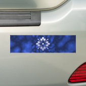 抽象芸術花 バンパーステッカー (車上)