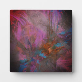 抽象芸術花 フォトプラーク