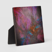 抽象芸術花 フォトプラーク (正面)