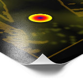 抽象芸術花 フォトプリント            (角)