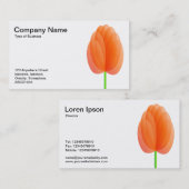 抽象芸術花 名刺 (正面/裏面)