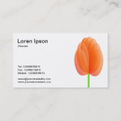 抽象芸術花 名刺 (裏面)