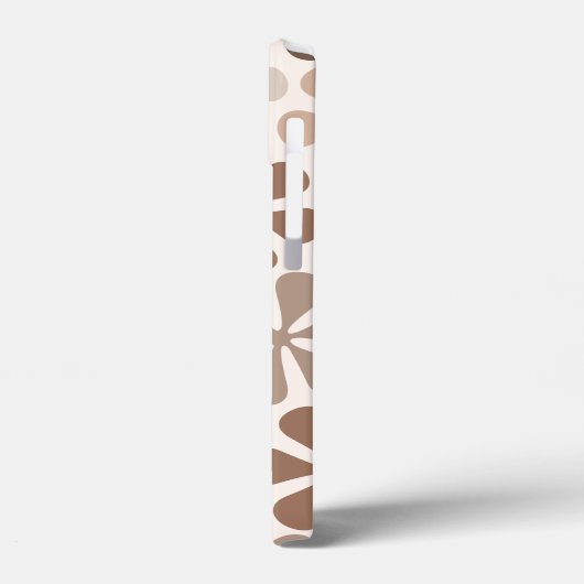 抽象芸術花(B)ブラウンタウペクリーム Case-Mate iPhoneケース (裏面 / 左)