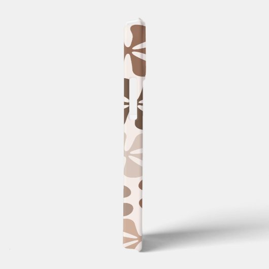 抽象芸術花(B)ブラウンタウペクリーム Case-Mate iPhoneケース (裏面 / 右)