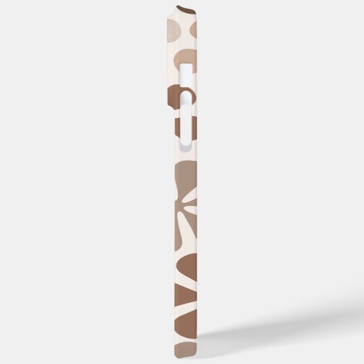 抽象芸術花(B)ブラウンタウペクリーム Case-Mate iPhoneケース (裏面 / 左)