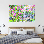抽象芸術芸術のライラックと水 キャンバスプリント (インサイチュ (寝室))