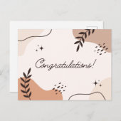 抽象芸術芸術の祝賀 ポストカード (正面/裏面)