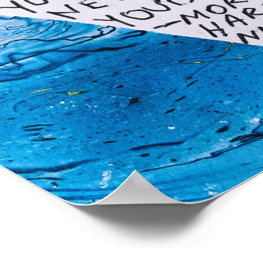 抽象芸術芸術を奨励するポスターやる気を起こさせる引用文 ポスター (角)