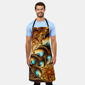 抽象芸術芸術的の光の背景。~の素晴らしデ エプロン (着用した状態)