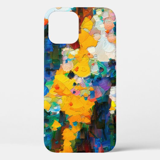 抽象芸術芸術的の背景Warmテクスチャ鮮やか Case-Mate iPhoneケース (裏面)