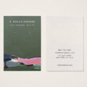 抽象芸術芸術的イヤリング表示ホルダー (正面&裏面)