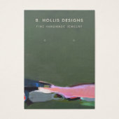 抽象芸術芸術的イヤリング表示ホルダー (正面)