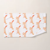 抽象芸術芸術的ウッドランドレッドキツネ バスタオルセット (ハンドタオル)