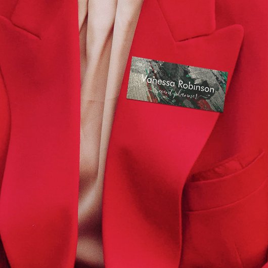 抽象芸術芸術的グモダンラムフェイク金ゴールド 名札