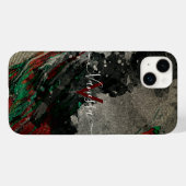 抽象芸術芸術的グモダンラムフェイク金ゴールド Case-Mate iPhoneケース (裏面 (横))