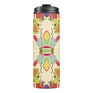 抽象芸術芸術的ジオメトリのシームレスなパターンコロ タンブラー
