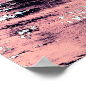 抽象芸術芸術的ダークグレーとピンクの背景wi ポスター (角)