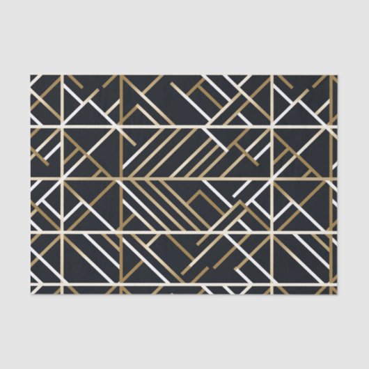 抽象芸術芸術的テッセレーションティッシュ – Fernsby 薄葉紙 (正面)