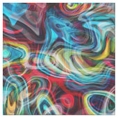 抽象芸術芸術的レトロクール波形パターン ファブリック (クローズアップ)