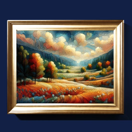 抽象芸術芸術的景観 ポスター