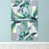 抽象芸術芸術 キャンバスプリント (インサイチュ (ウッドフロア))