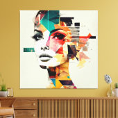 抽象芸術芸術 キャンバスプリント (インサイチュ (リビング))