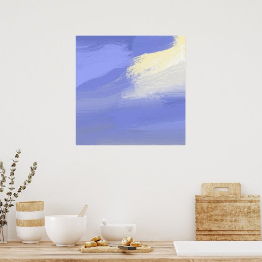 抽象芸術芸術 ポスター (キッチン)