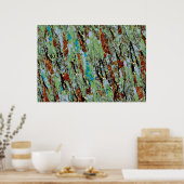 抽象芸術芸術 ポスター (キッチン)