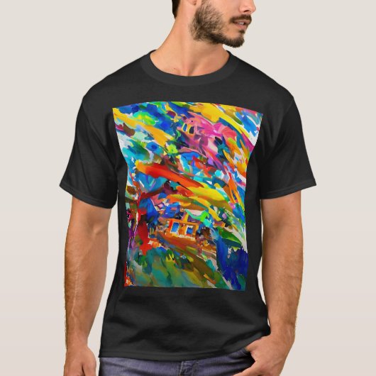 抽象芸術芸術 Tシャツ (正面)