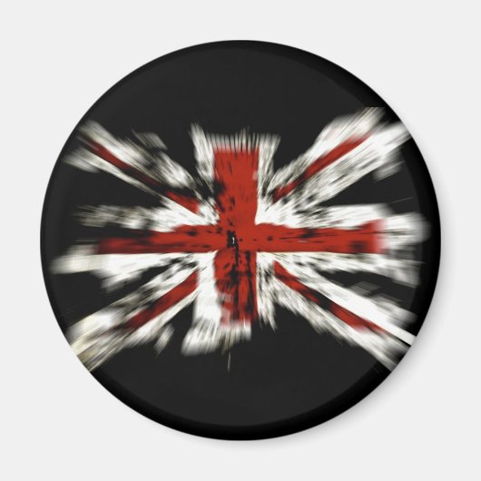抽象芸術英国国旗 マグネット (正面)