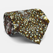 抽象芸術茶色のダークグレーのテクスチャパターン ネクタイ (ロール)