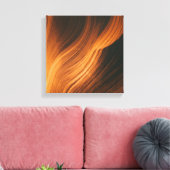 抽象芸術茶色の髪の背景 キャンバスプリント (インサイチュ (リビング))