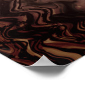 抽象芸術草 ポスター (角)