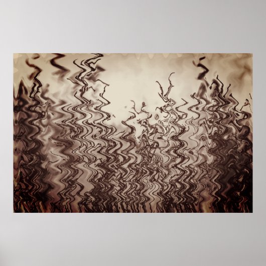 抽象芸術草 ポスター (正面)