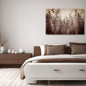 抽象芸術草 ポスター