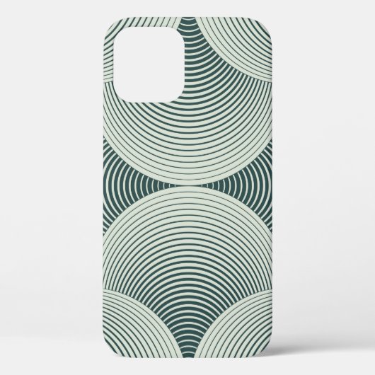 抽象芸術華美ジオメトリ花びらの背景  Case-Mate iPhoneケース (裏面)