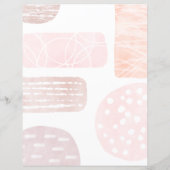 抽象芸術落ち水の色の形状スクラップブック紙 (裏面)