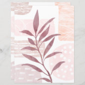 抽象芸術落ち水の色の形状スクラップブック紙 (正面/裏面)