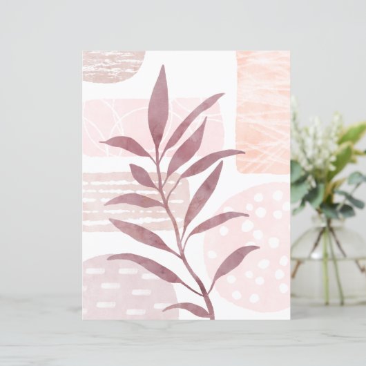 抽象芸術落ち水の色の形状スクラップブック紙 (スタンド正面)