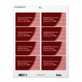 抽象芸術落書き発送ラベル ラベル (フルシート)