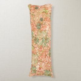 抽象芸術葉の付いたサンゴの背景 ボディピロー