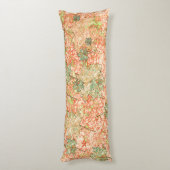 抽象芸術葉の付いたサンゴの背景 ボディピロー (裏面 (縦))