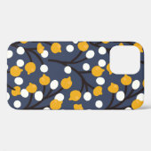 抽象芸術葉の花柄 Case-Mate iPhoneケース (裏面 (横))