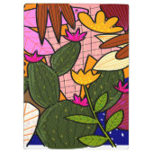 抽象芸術葉の花 クリップボード (裏面)