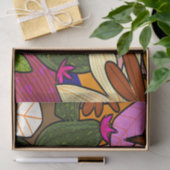 抽象芸術葉の花 薄葉紙 (ギフト)